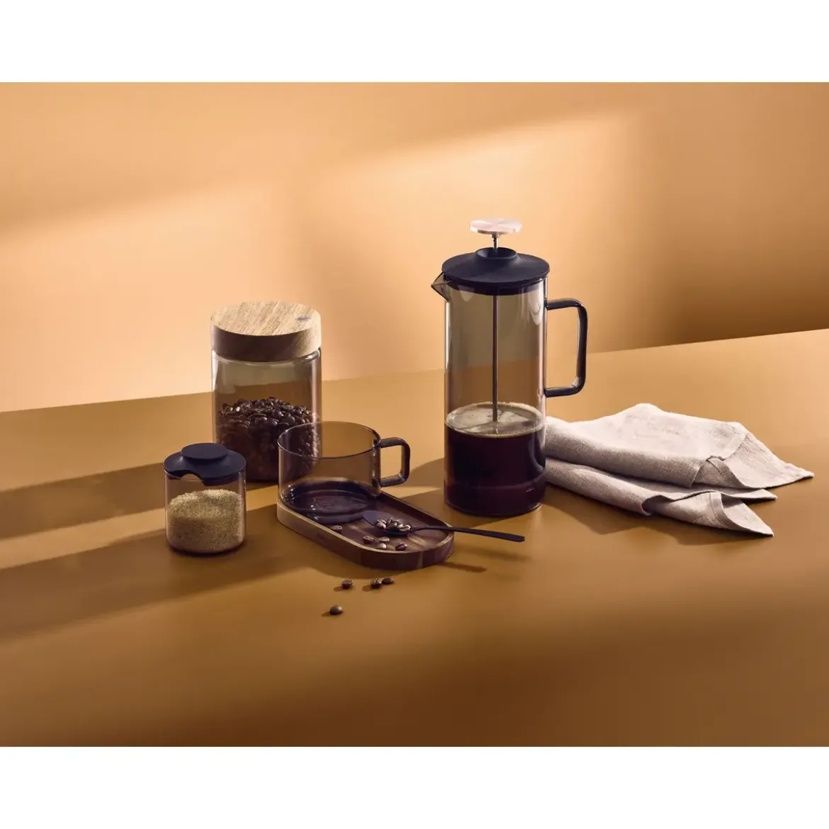 Adhoc Milch- und Zucker-Set 3-tlg. Impact klar