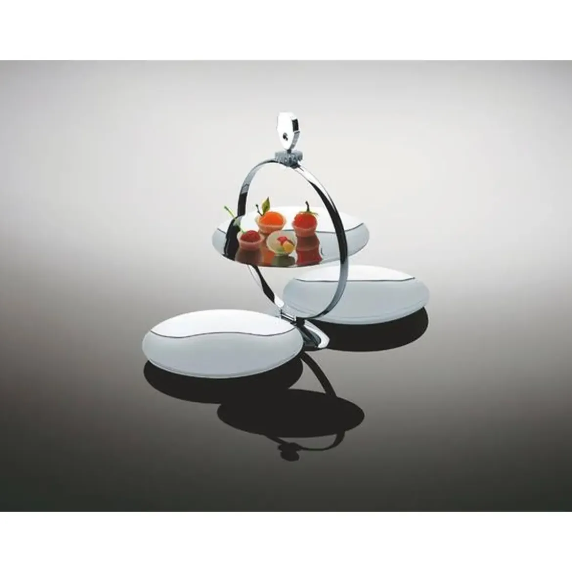Alessi Etagere faltbar 33 cm Fatman mehrfarbig