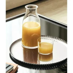 Alessi Pleats Tablett 23 cm edelstahl