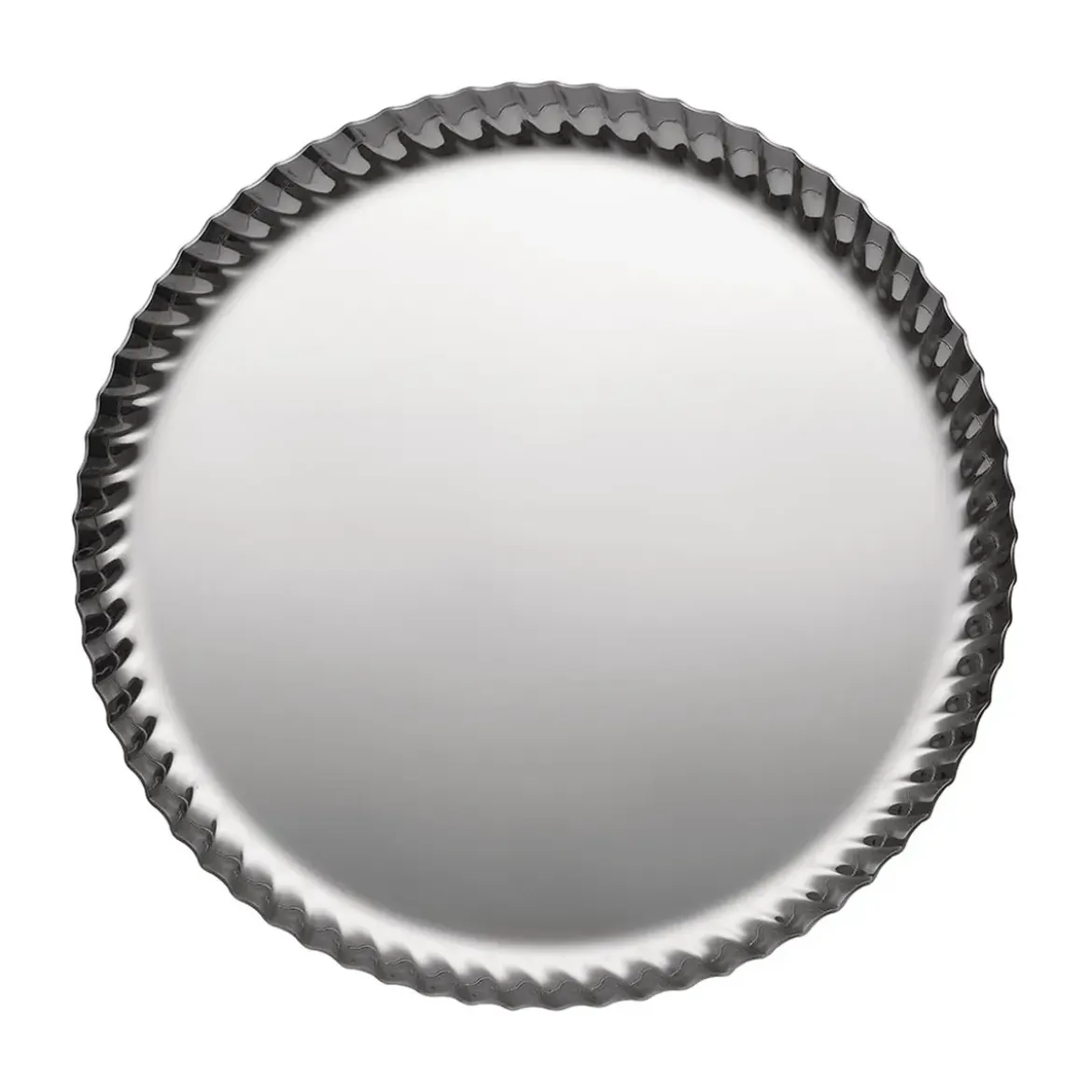 Alessi Pleats Tablett 23 cm edelstahl