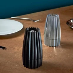 Alessi Salz-/Pfeffer-/Gewürzmühle 14 cm Grind schwarz