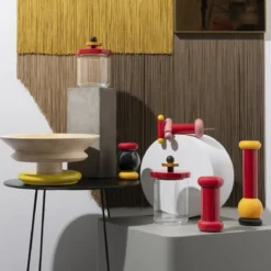 Alessi Salz-/Pfeffer- und Gewürzmühle MP0210 23 cm Buche