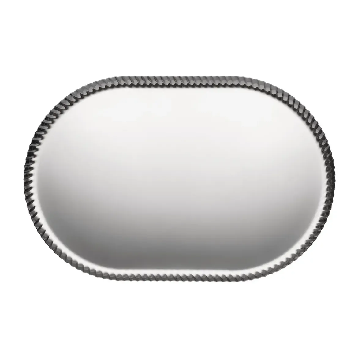 Alessi Tablett aus Edelstahl 18/10 oval 46x31x1,5cm