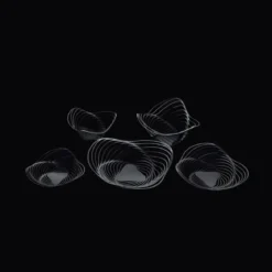 Alessi Tischschmuck Schale schwarz Trinity