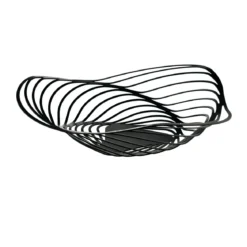 Alessi Tischschmuck Schale schwarz Trinity