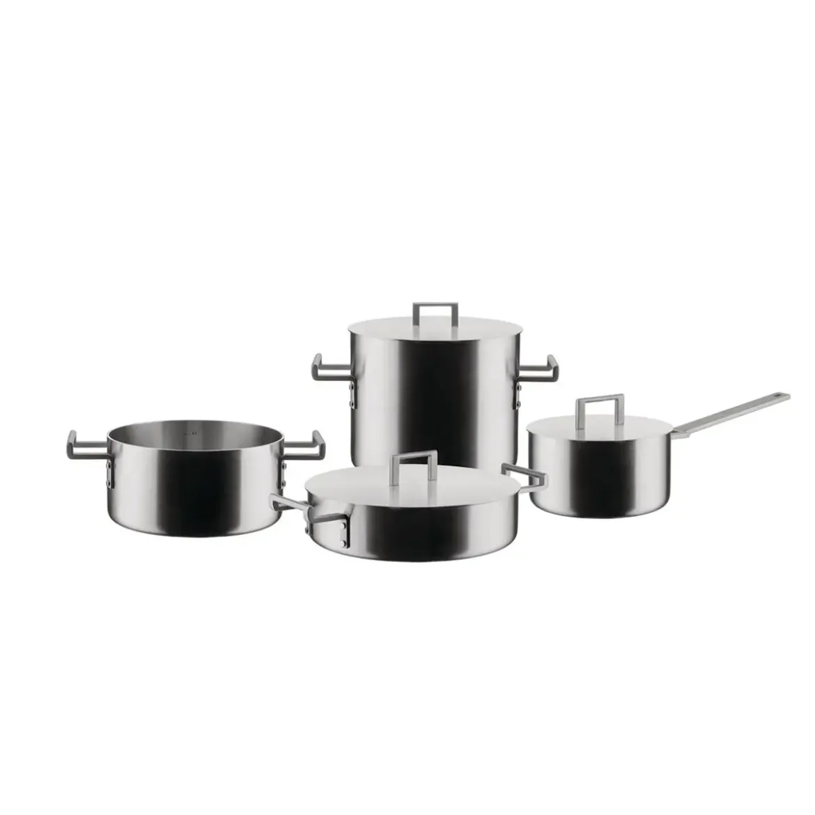 Alessi Topf-Set 7-tlg. Convivio edelstahl