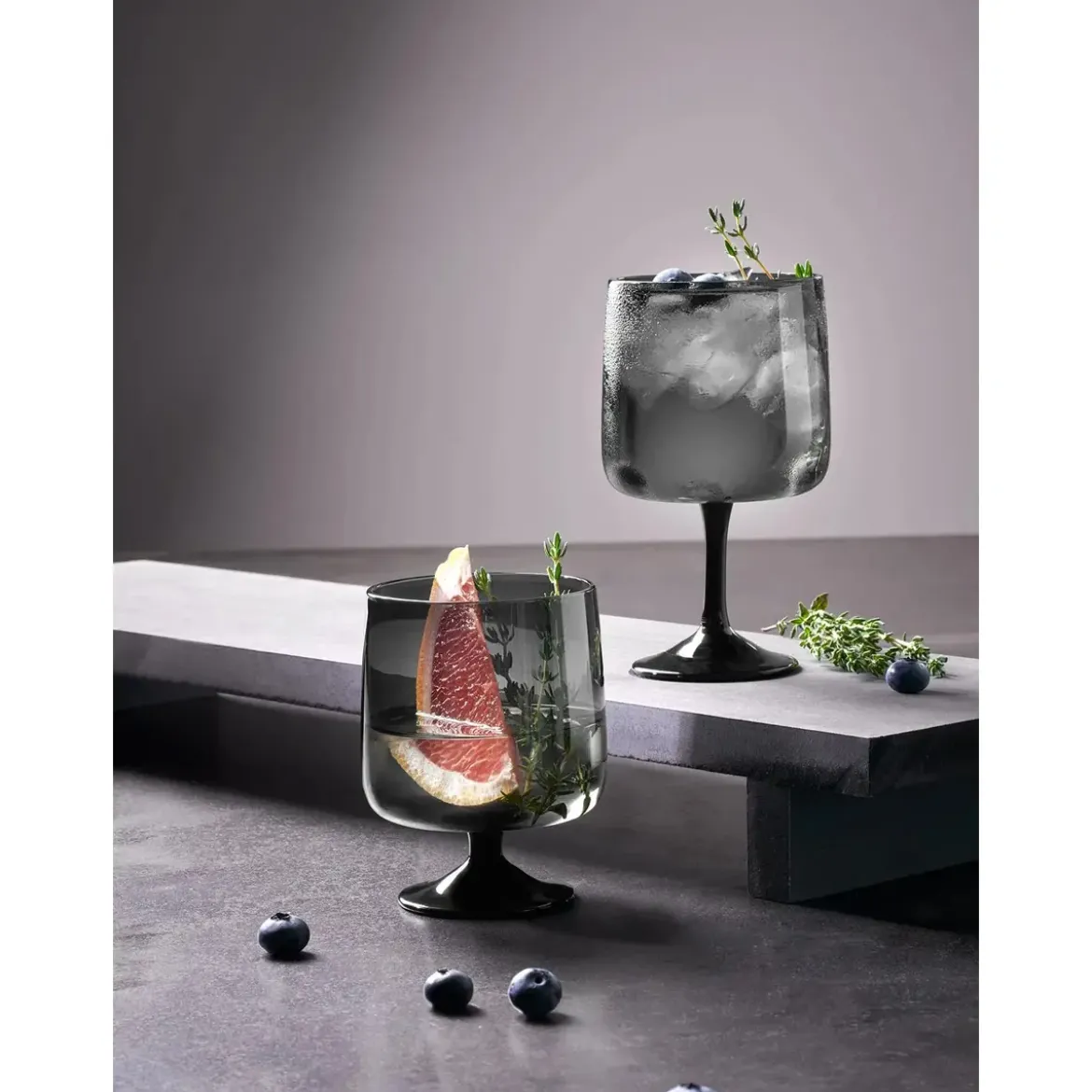 ASA Stielglas groß 0,2 l Sarabi Grau