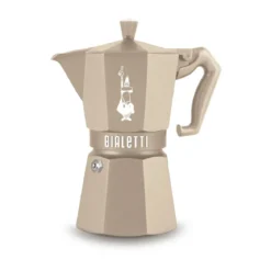 Bialetti Espressokocher 6 Tassen Moka Express Exclusive Induction Cremé