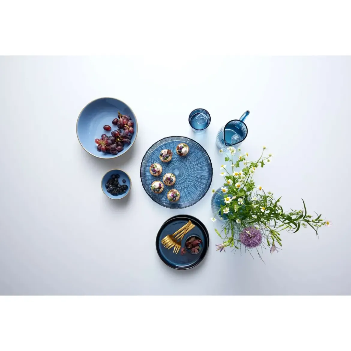 Bitz Servierteller 30 cm Kusintha blau