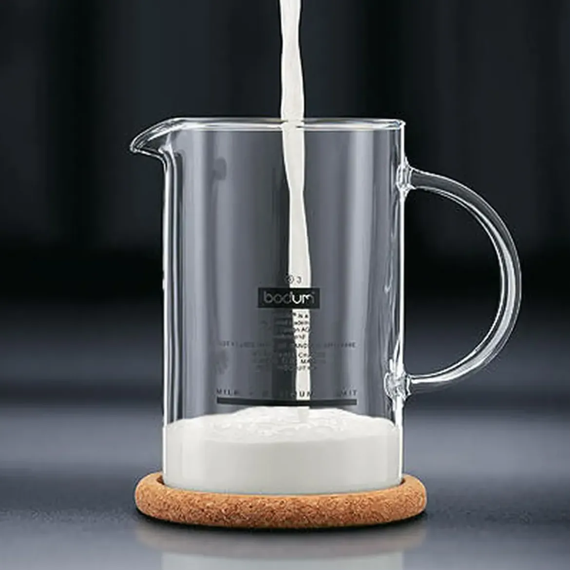 Bodum Milchschäumer 0,25 l Latteo klar