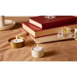 Bolsius Maxi-Teelichte 18er-Pack silber
