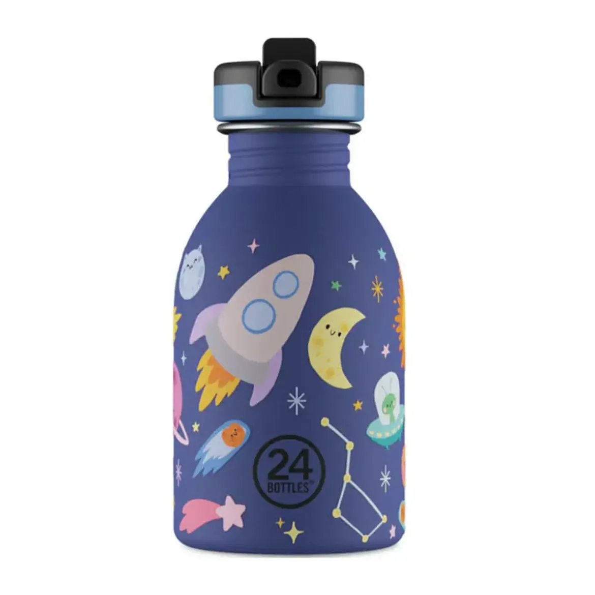 24bottles Trinkflasche 0,25 l Kids Bottle Space Friends