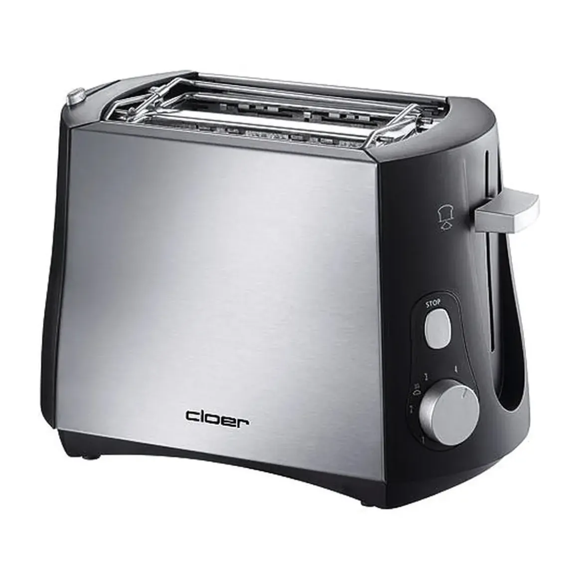 Cloer Toaster 825 W Cool Wall chrom/schwarz