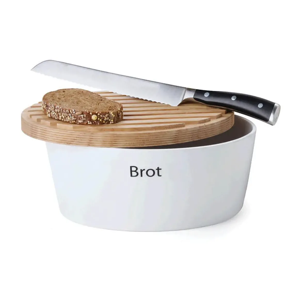 Continenta Brottopf 36x23x13 cm weiß