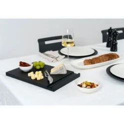 Continenta Käse-Set 37x25x2 cm Duracore schwarz
