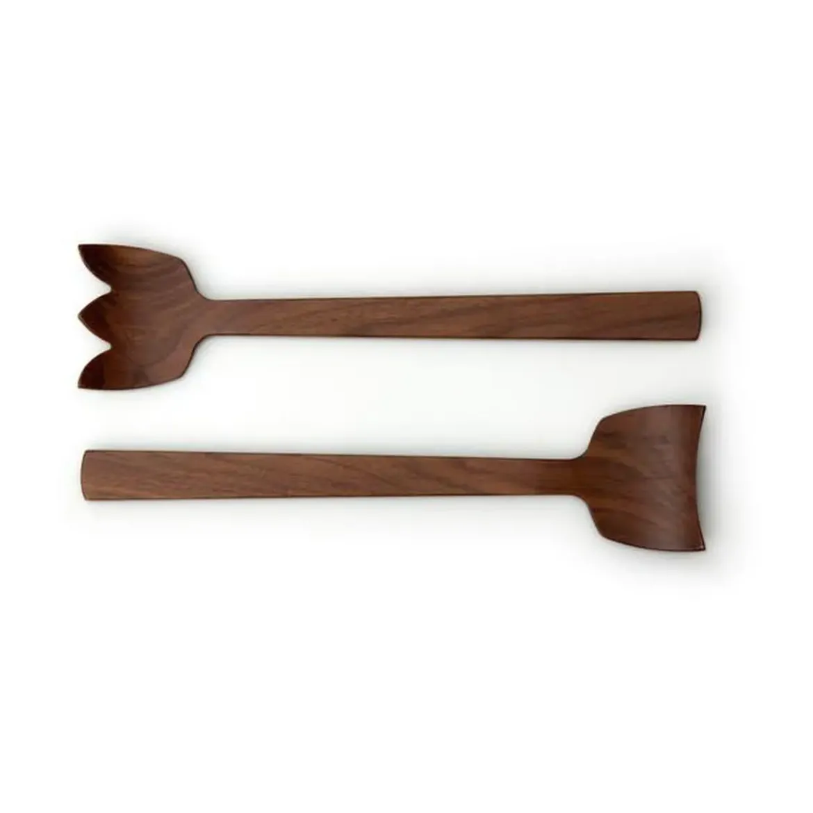 Continenta Salatbesteck 30,5cm Tulip Walnuss