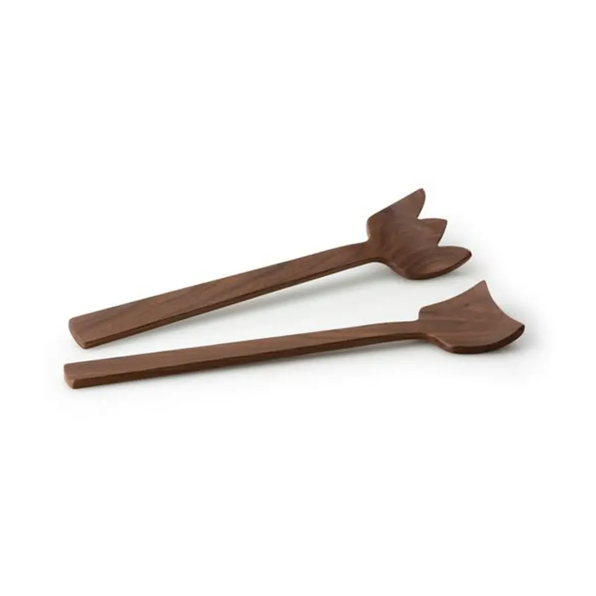 Continenta Salatbesteck 30,5cm Tulip Walnuss