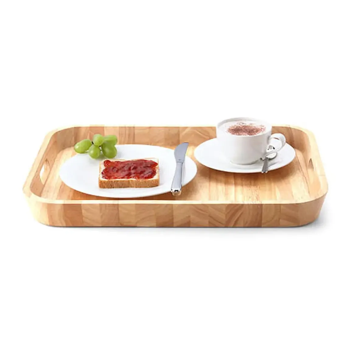 Continenta Tablett Holz 53 x 35 x 5 cm