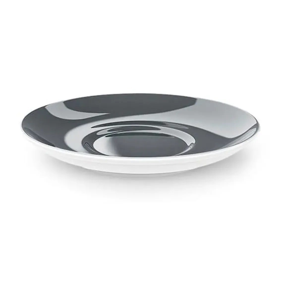 Dibbern Cappuccino-Untertasse 16 cm Solid Color Anthrazit