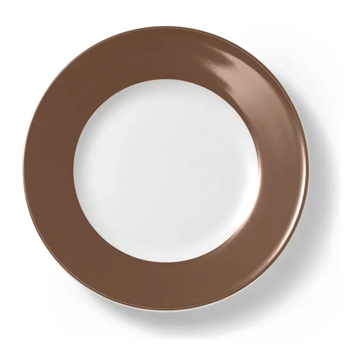 Dibbern Dessertteller 21 cm Solid Color Chocolate