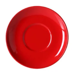 Dibbern Kaffee-Untertasse 14 cm Solid Color Signalrot
