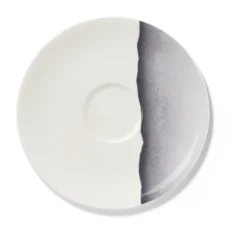 Dibbern Kaffee-Untertasse 16 cm Pure Silhouette Anthrazit