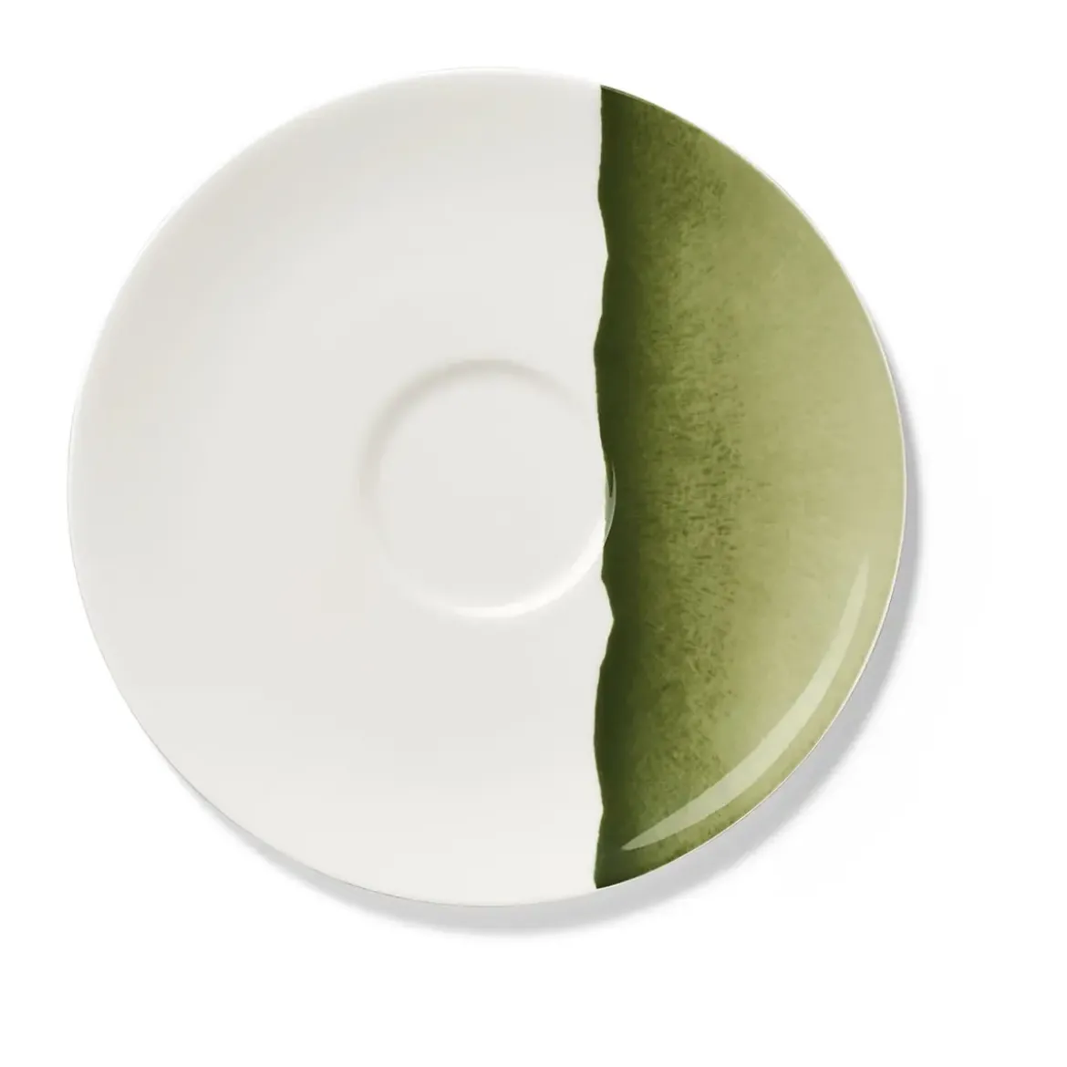 Dibbern Kaffee-Untertasse 16 cm Pure Silhouette Khaki