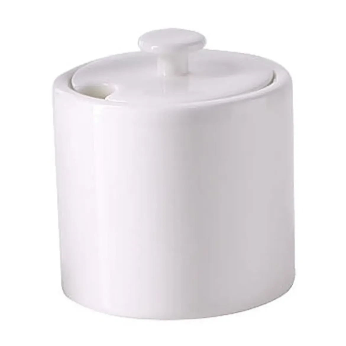 Dibbern Zuckerdose 0,25 l Fine Bone China Konisch-Zylindrisch weiß