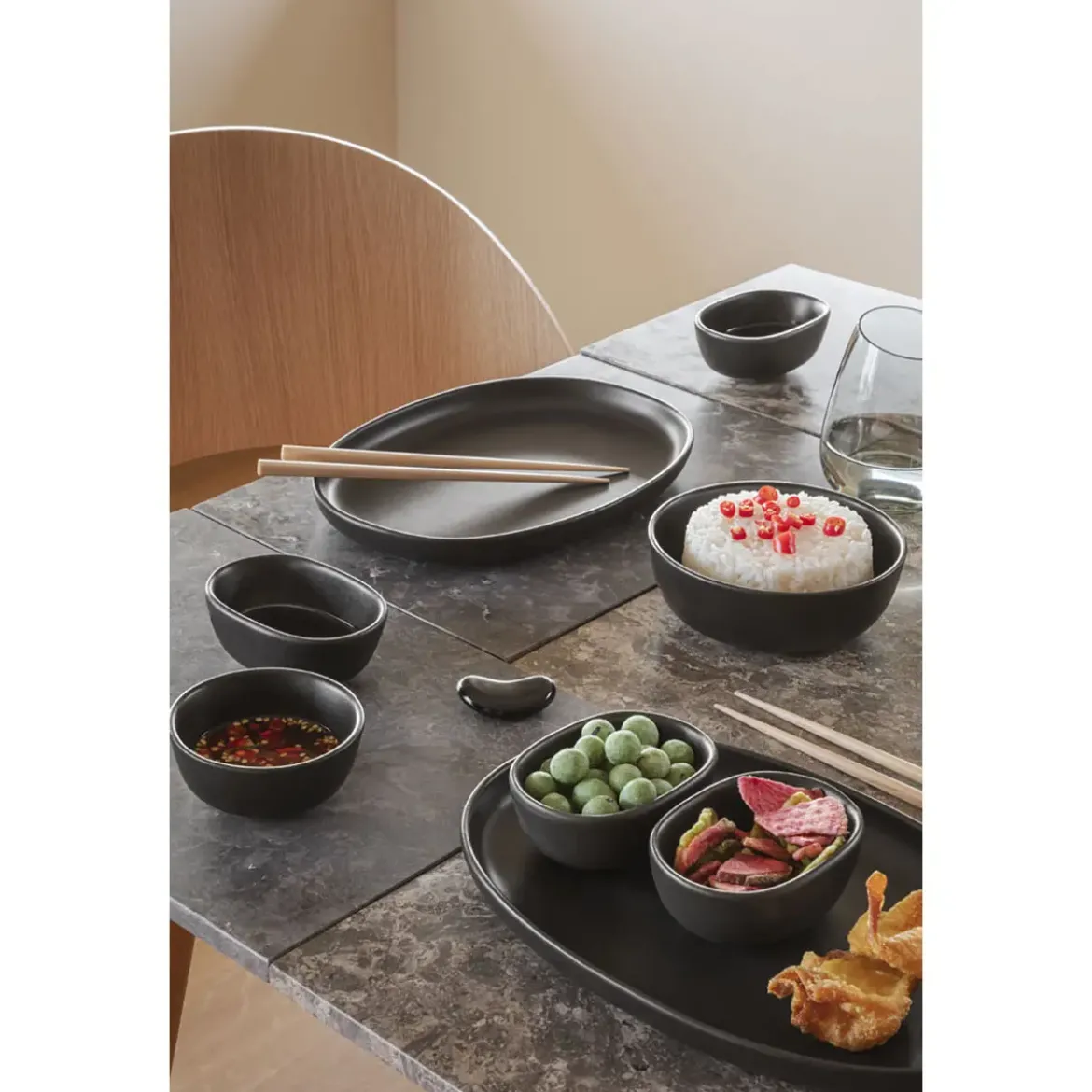 Eva Solo Teller oval 26 cm Nordic kitchen schwarz