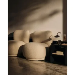 ferm LIVING Champagnerflöte 2er-Set Ripple klar