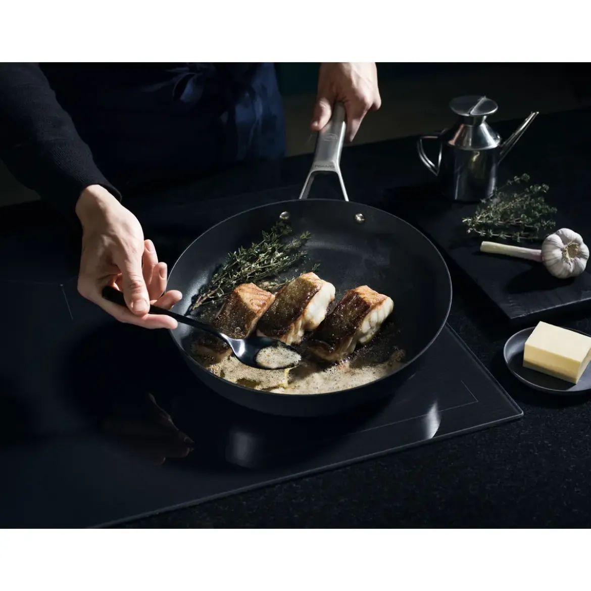 Fiskars Bratpfanne 28 cm Taiten schwarz