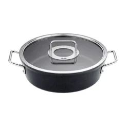 Fissler Bratentopf mit Glasdeckel 28 cm Adamant schwarz