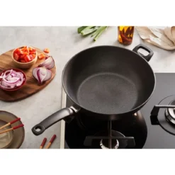 Fissler Wok 32 cm Adamant anthrazit
