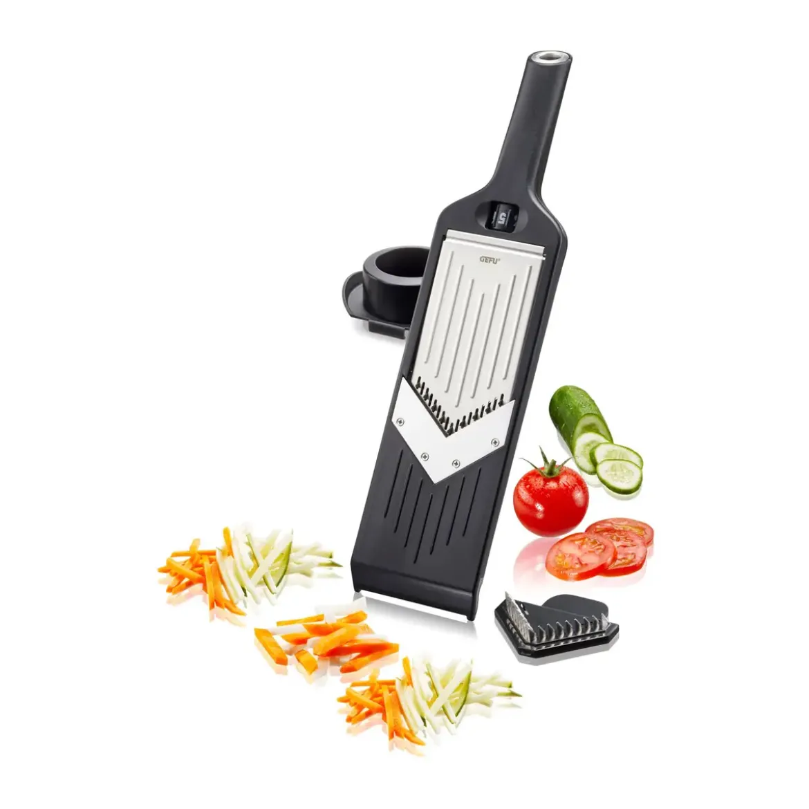 Gefu V-Hobel Julienne 32 cm Violi 2.0 schwarz