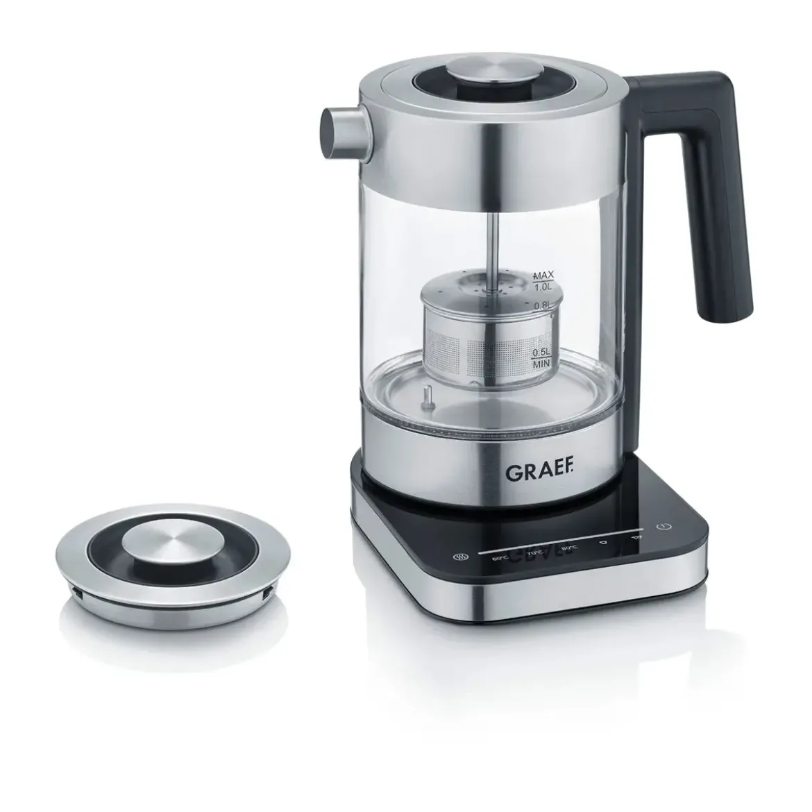 Graef Glaswasserkocher WK350 1,0 l 2000 W klar