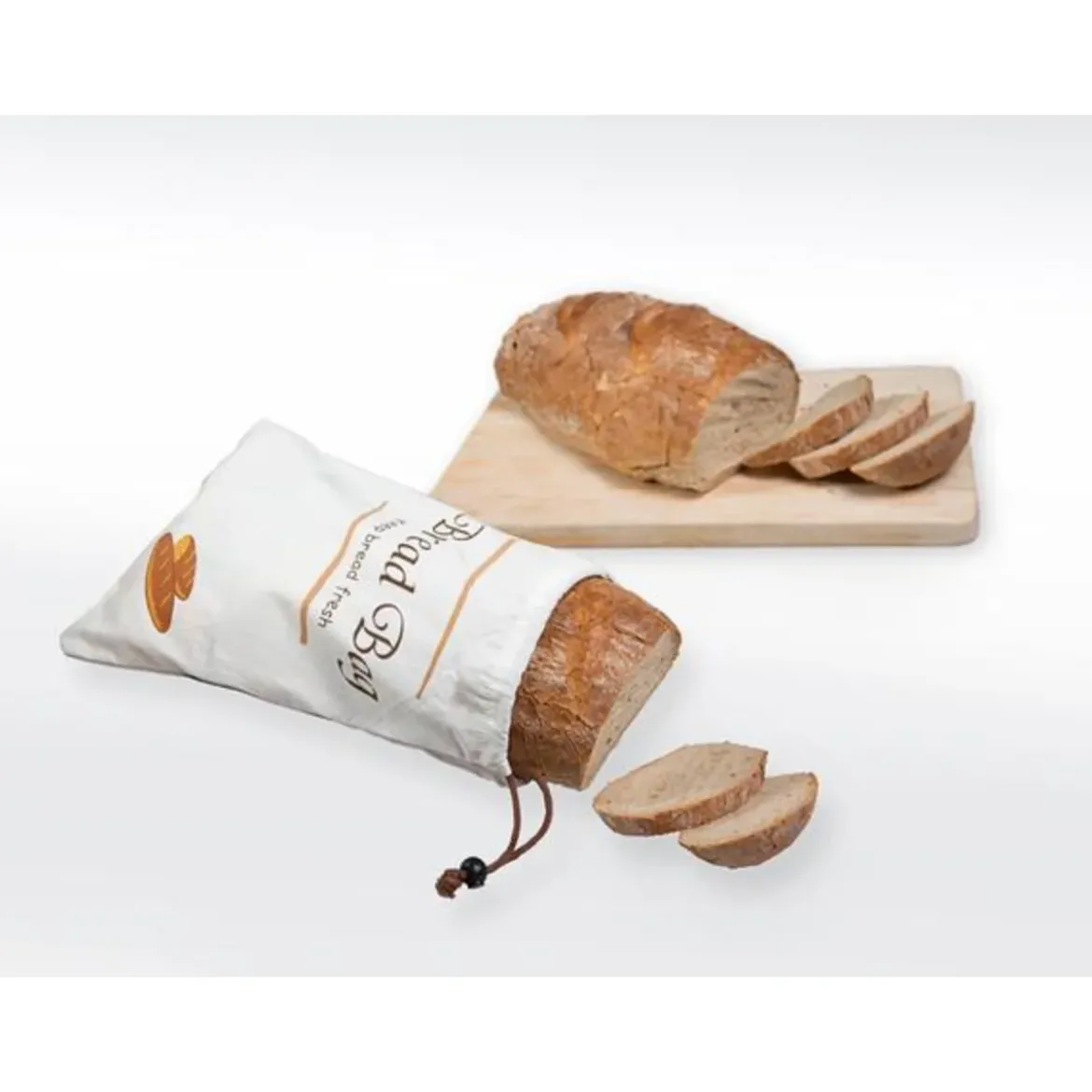 GSD Brotbeutel 38x27 cm weiß