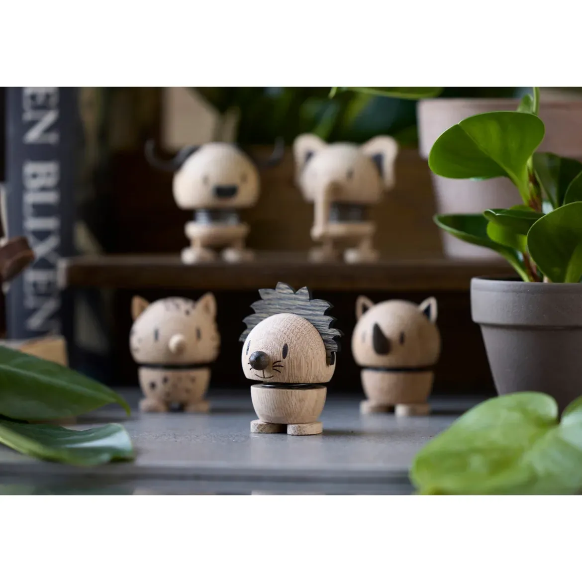 Hoptimist Lion S 7,8 cm Oak