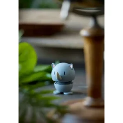 Hoptimist Soft Rhino 6 cm grey