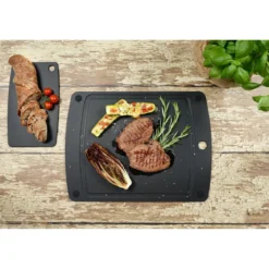 Jade Schneidebrett Gourmet Gripper schwarz 37x27,5x0,6cm