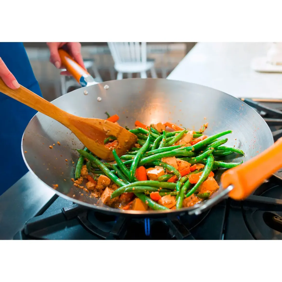 Ken Hom Wok 32 cm Excellence silber
