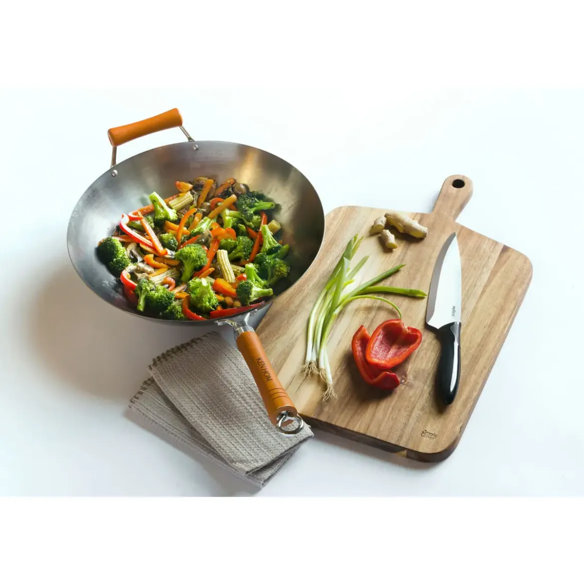 Ken Hom Wok 32 cm Excellence silber
