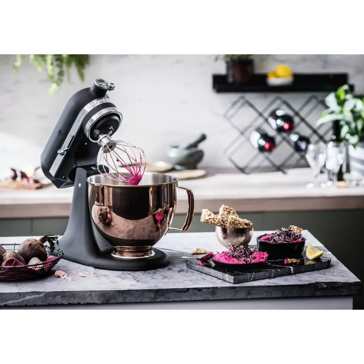 KitchenAid Edelstahlrührer 3er Set zu Küchenmaschine