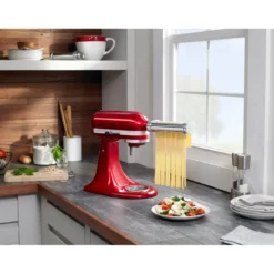 KitchenAid Nudelvorsatz 5KSMPRA mit 3 Walzen Edelstahl