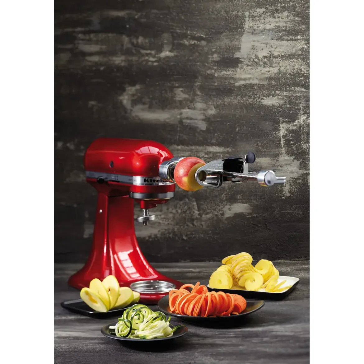 KitchenAid Spiralschneider mit 4 Messern zu Küchenmaschine