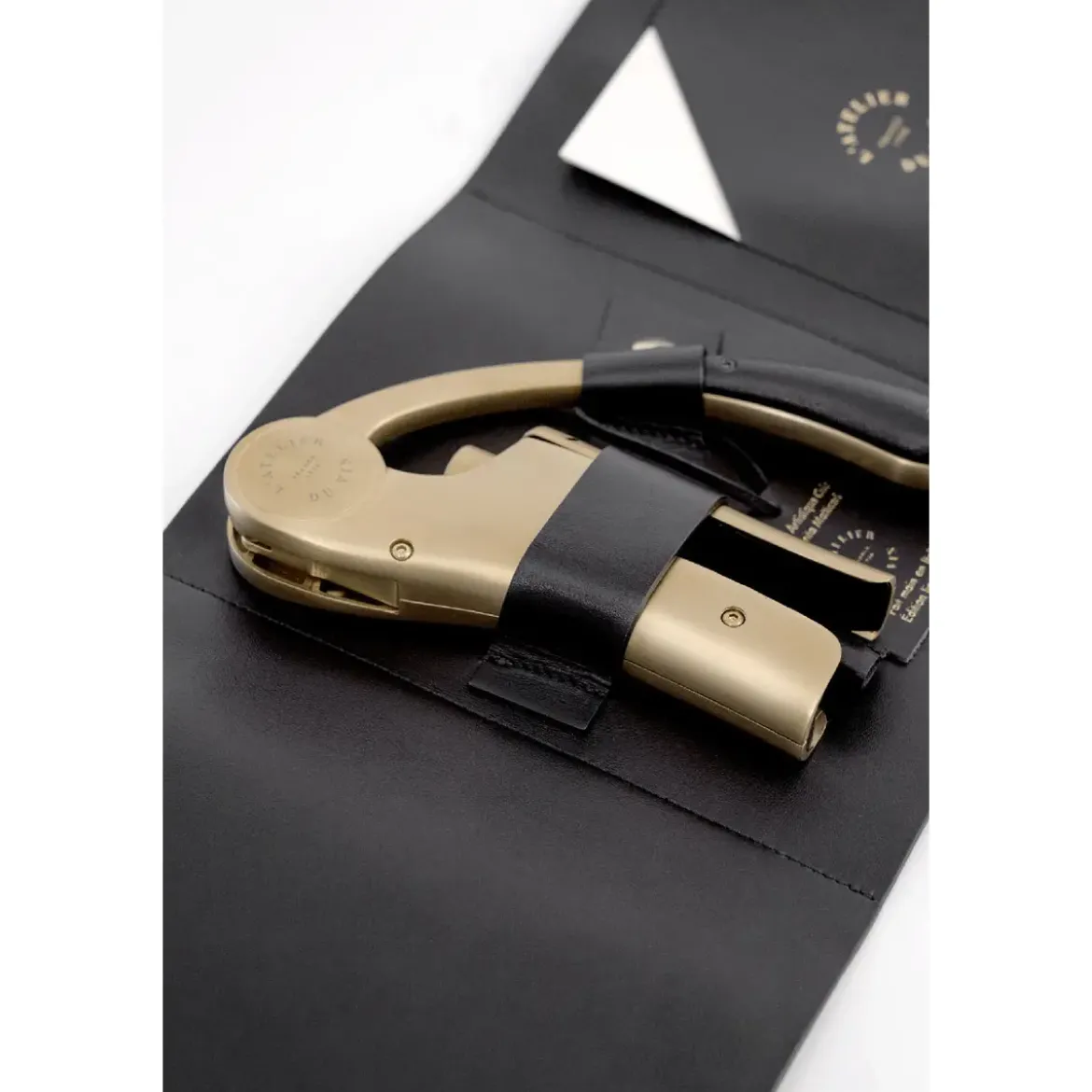 L'atelier du vin Geschenkset Sommelier-Set Oeno Motion Gold 2-tlg. Nomad Collection gold
