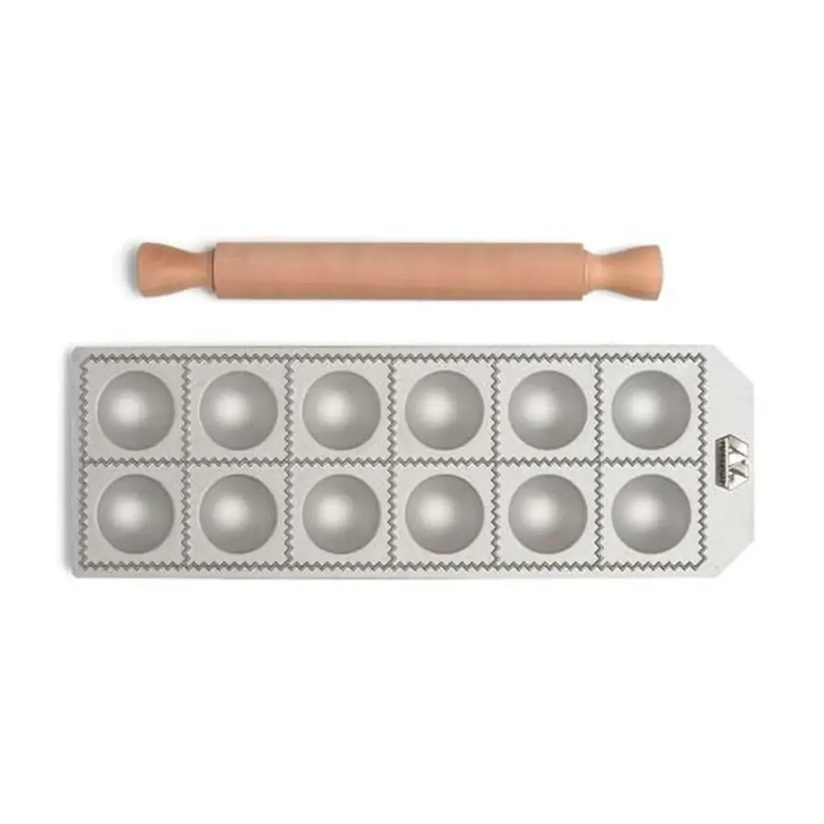 Marcato Ravioli Form rund für 12 Stück Durchmesser 55 mm