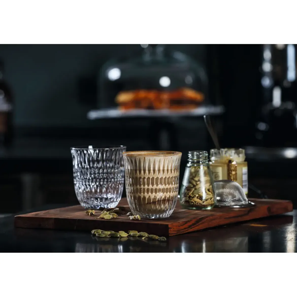 Nachtmann Cappuccinoglas 2er-Set Ethno Barista