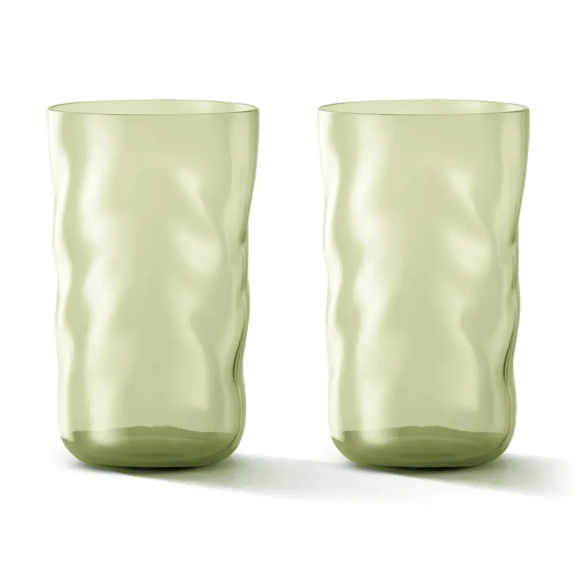 Paveau Longdrinkglas 2er-Set Swirl Moss