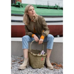 Reisenthel Einkaufskorb Carrybag Frame 48x28x29 cm Rhombus Olive
