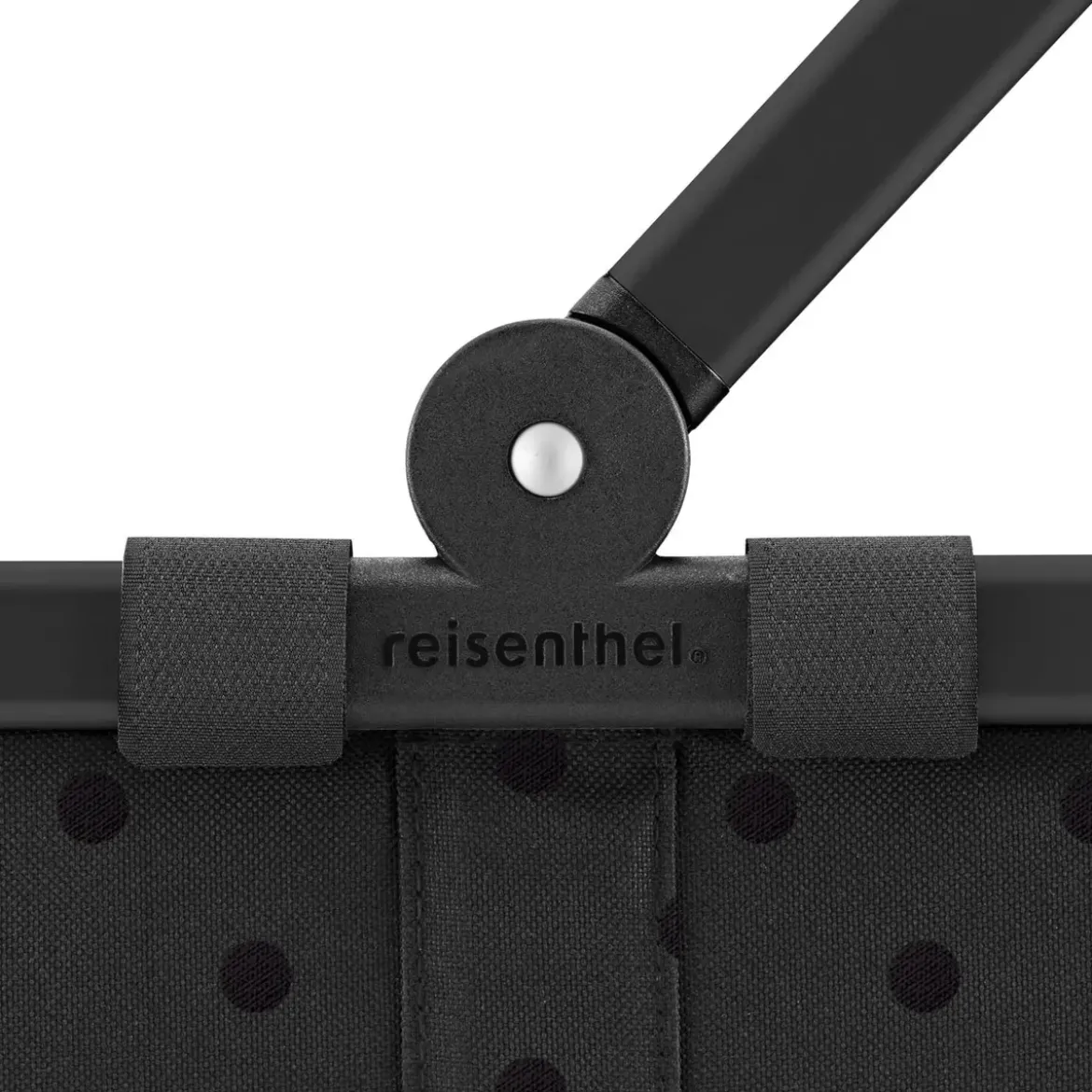 Reisenthel Einkaufskorb Carrybag Frame 48x28x29 cm Glossy Dots Black